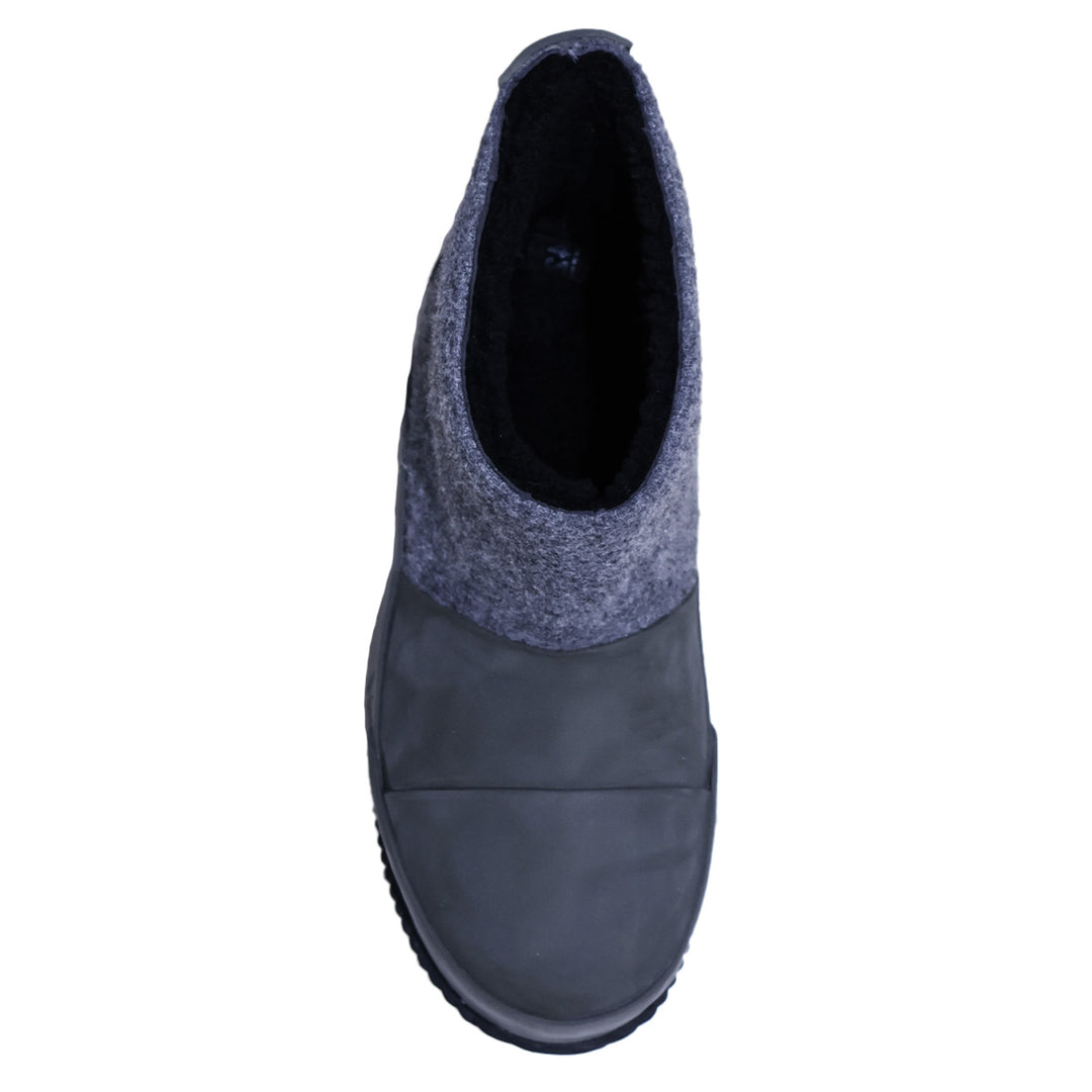 MELANGE FELT HIGH VULCANIZED RUBBER BOOT
