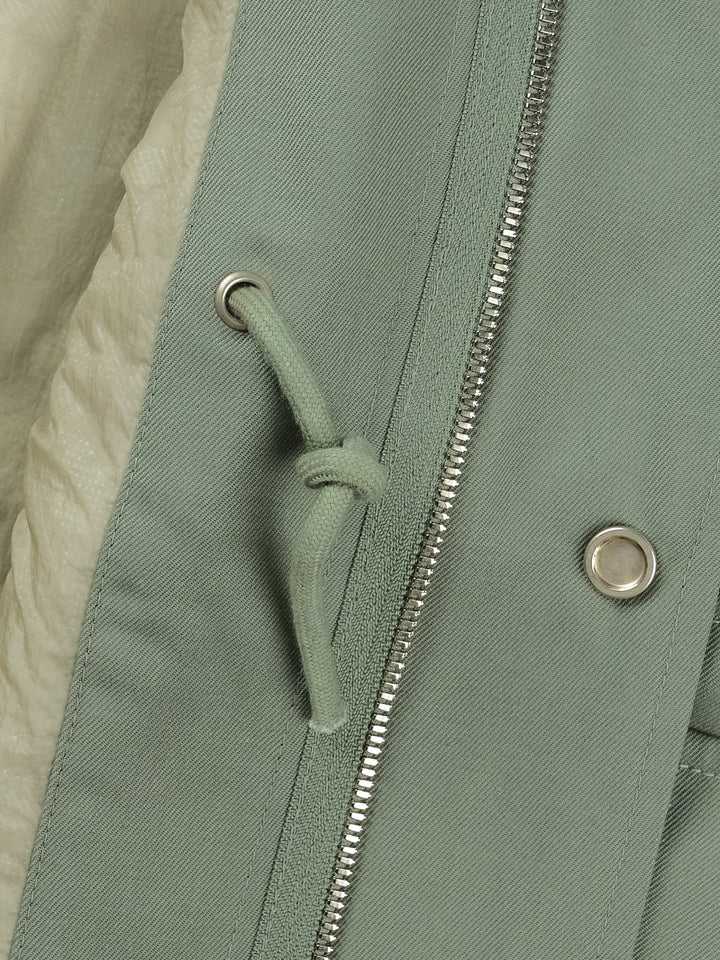 Wool Cargo Fishtail Parka