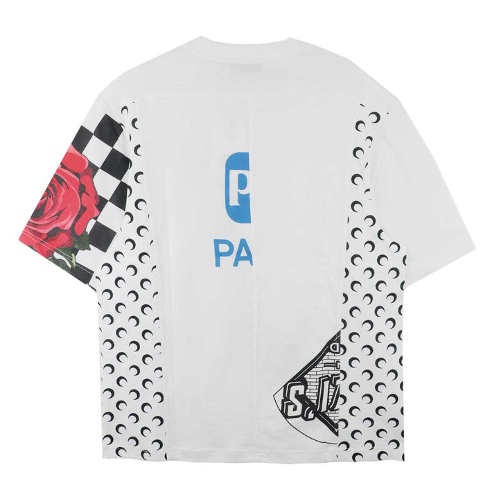 Marine Serre - Upcycled jersey crewneck t-shirt