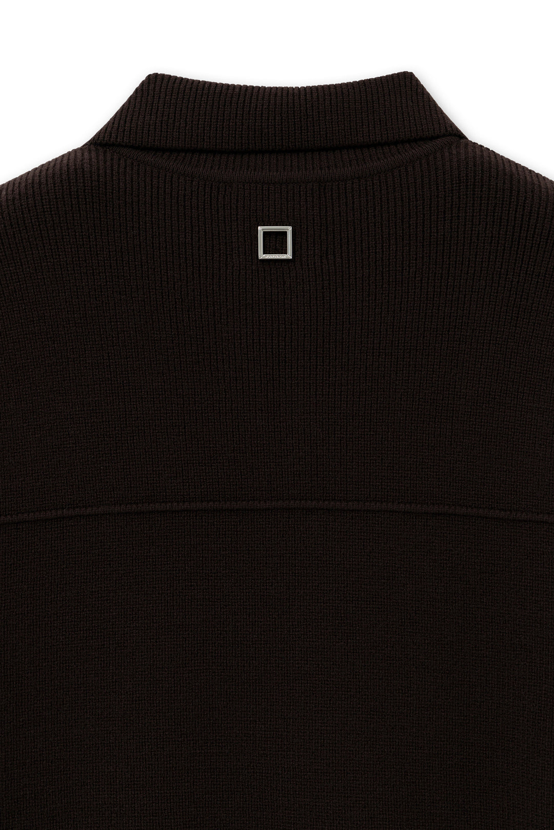 Brown Half-zip Sweater