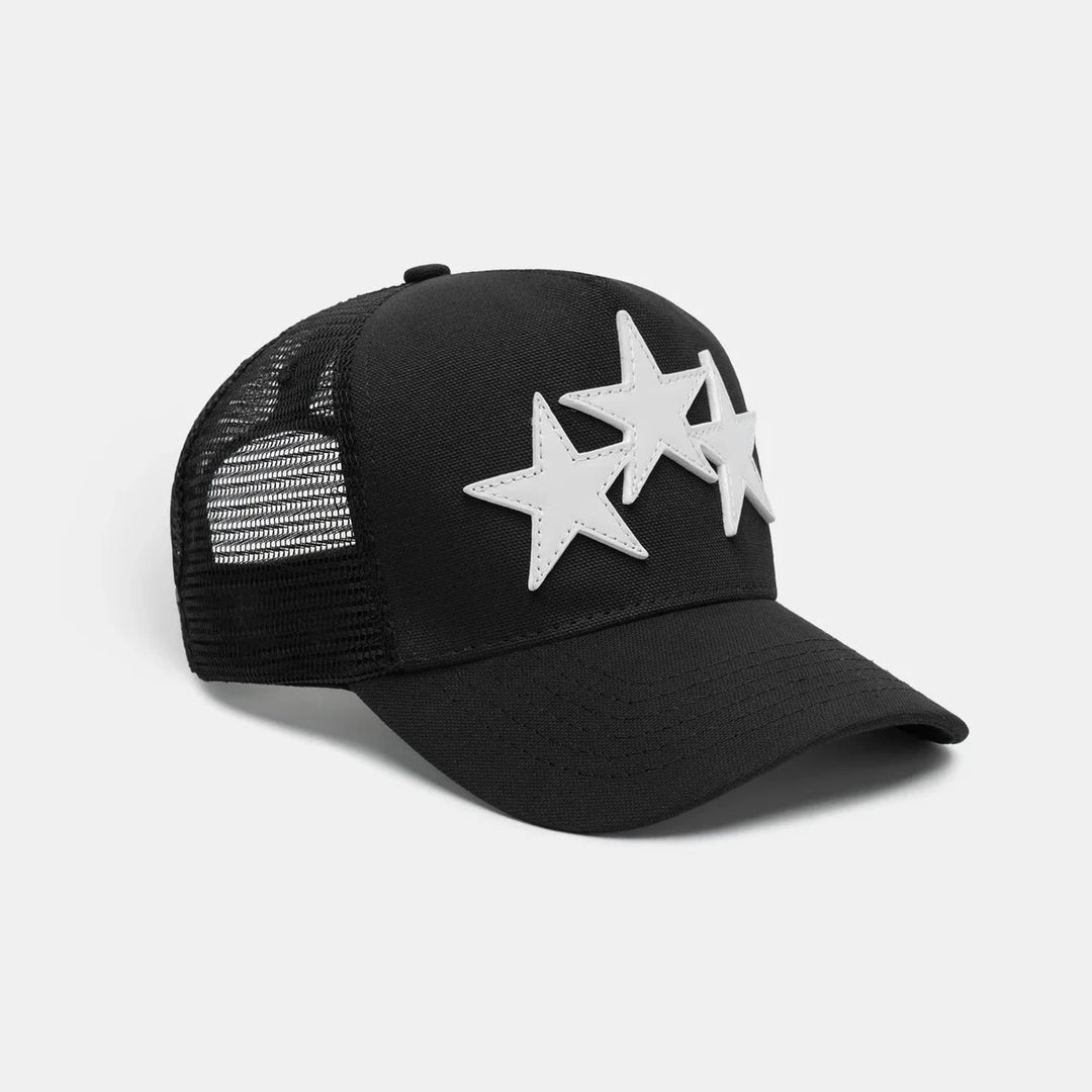 3 Star Trucker Hat