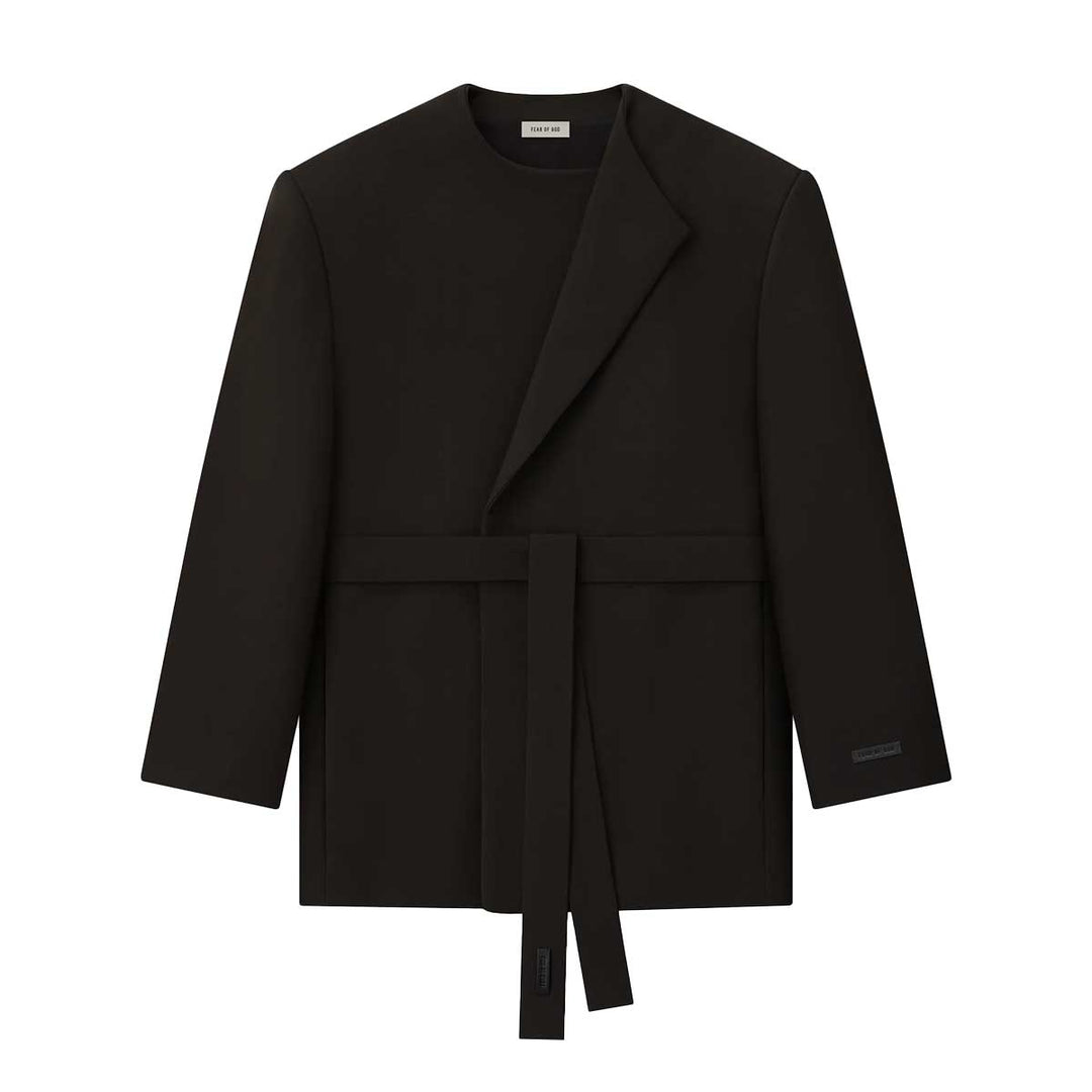 Fear of God - Double Weave Wool Crewneck Jacket