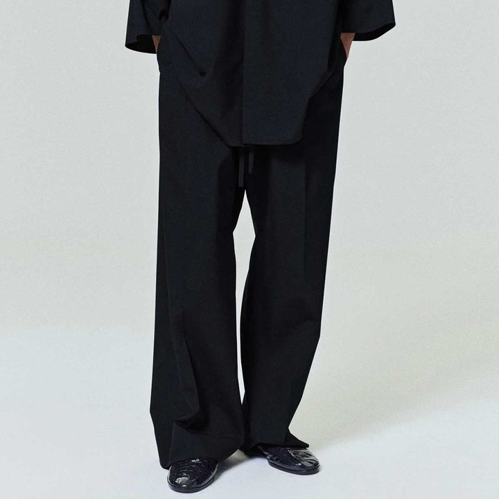 Fear of God - Cotton Wool Oxford Wide Leg Drawstring Pants