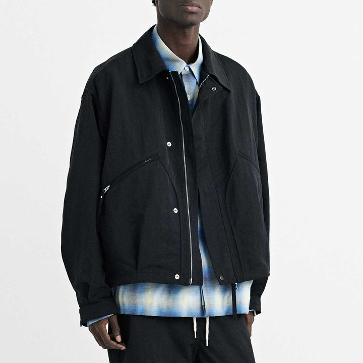 SOLID HOMME - Nylon Military Blouson Jacket
