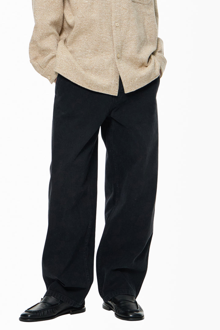 Black Carpenter Denim Pants