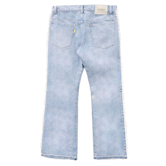 FRINGE DENIM PANTS - SKINS