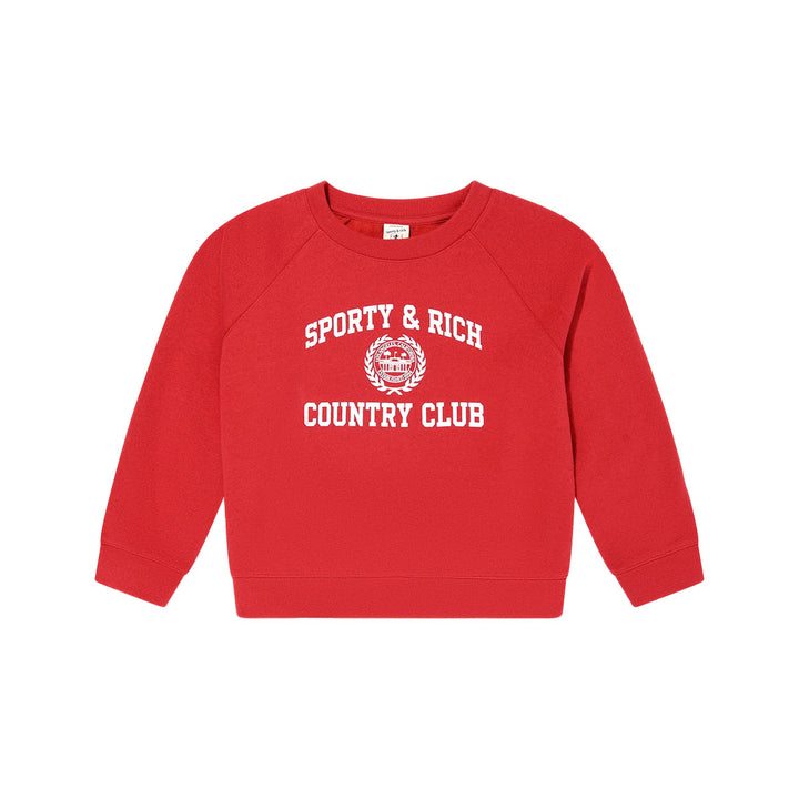 Varsity Crest Kids Crewneck