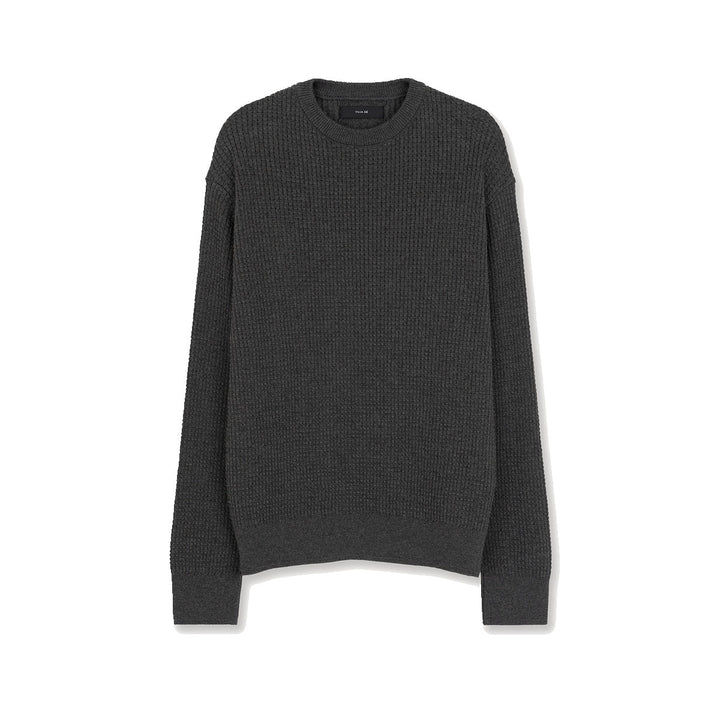 Relaxed Waffle Knit Sweater