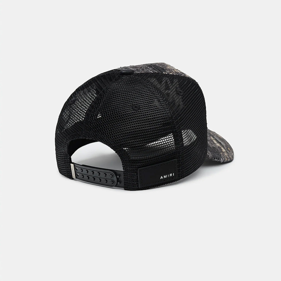 AMIRI - BANDANA REPAIR TRUCKER HAT