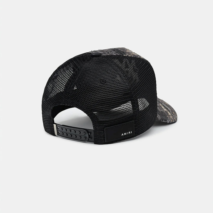 AMIRI - BANDANA REPAIR TRUCKER HAT