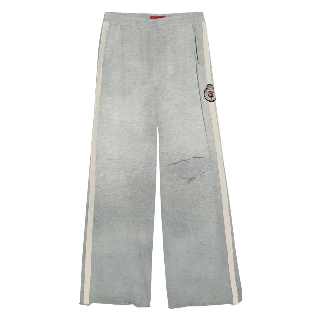CREST RIPPED SWEATPANTS