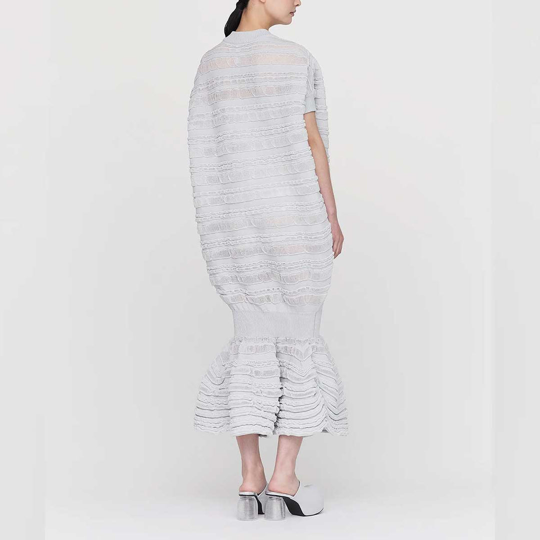 CFCL - POTTERY HS SWELL GLITTER PUFF SLEEVE MINI DRESS