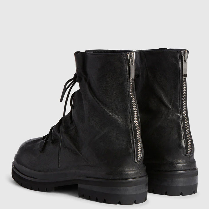 LACED UP MARATHON BOOTS