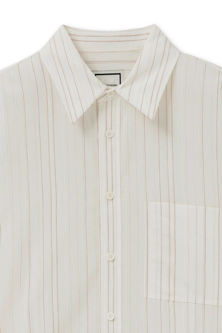 White Striped Shirt