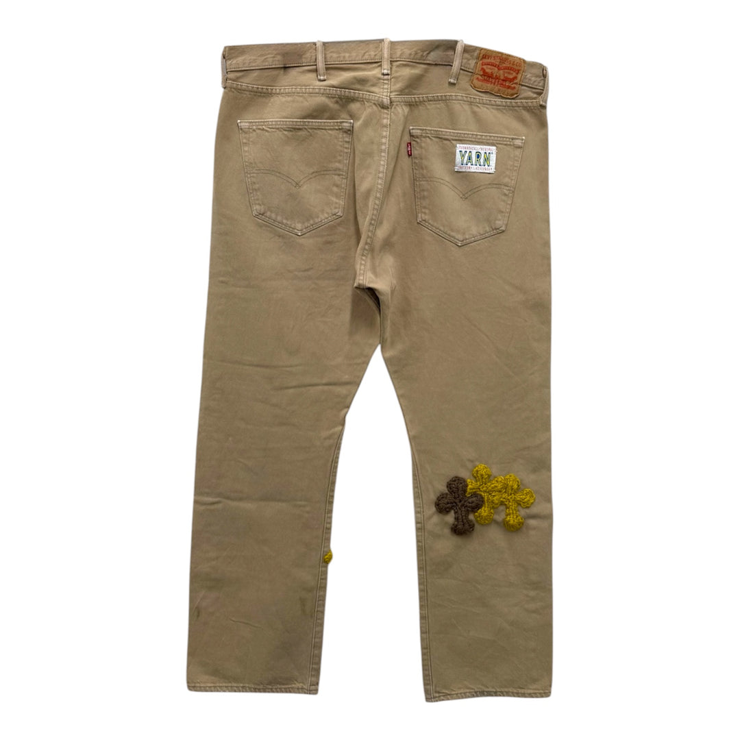 "Y.A.R.N." 3D Cross Pants【A】