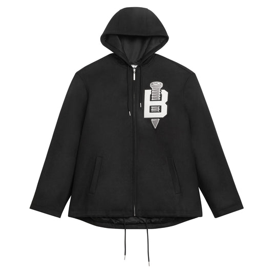 WOOL ZIP HOOD