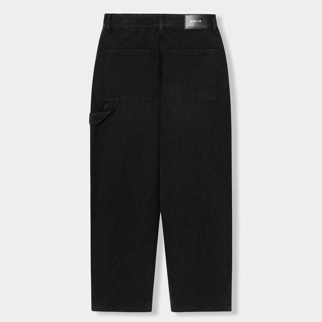 Black Carpenter Denim Pants