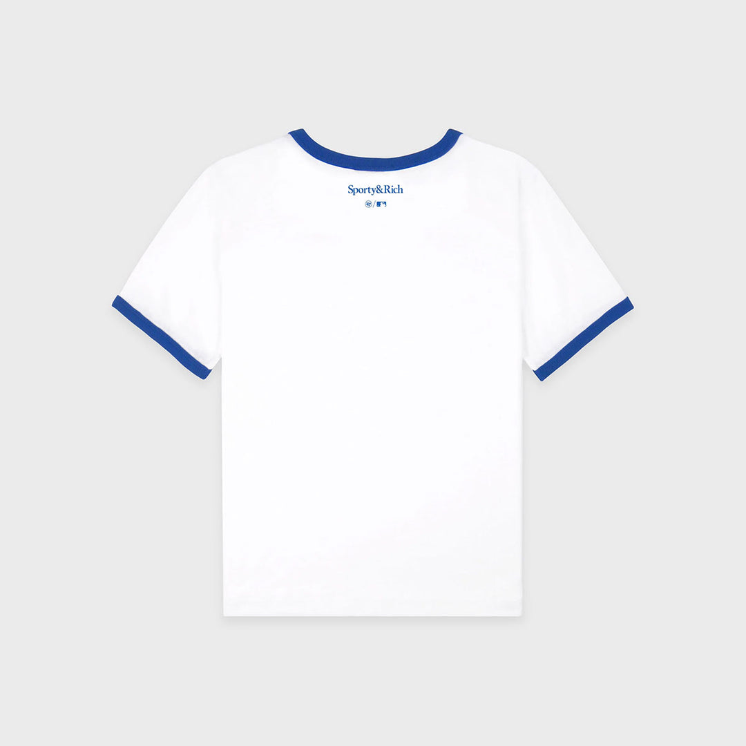 Dodgers Serif Ringer Tee
