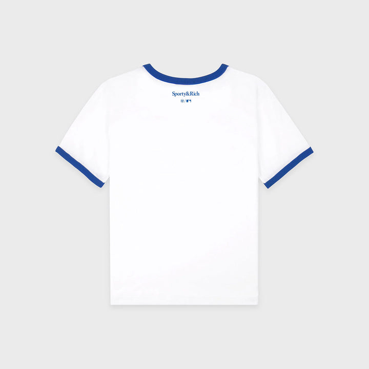 Dodgers Serif Ringer Tee
