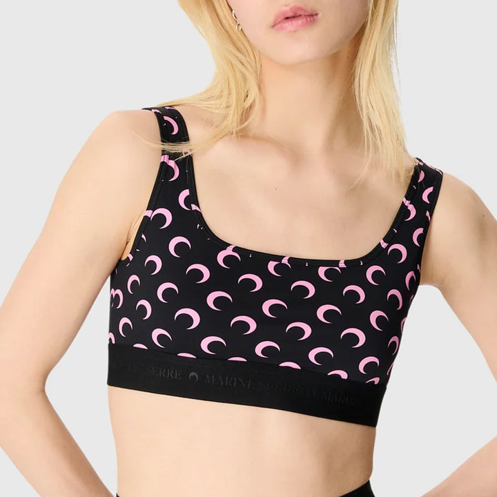 Recycled Moon Jersey Sport Bra