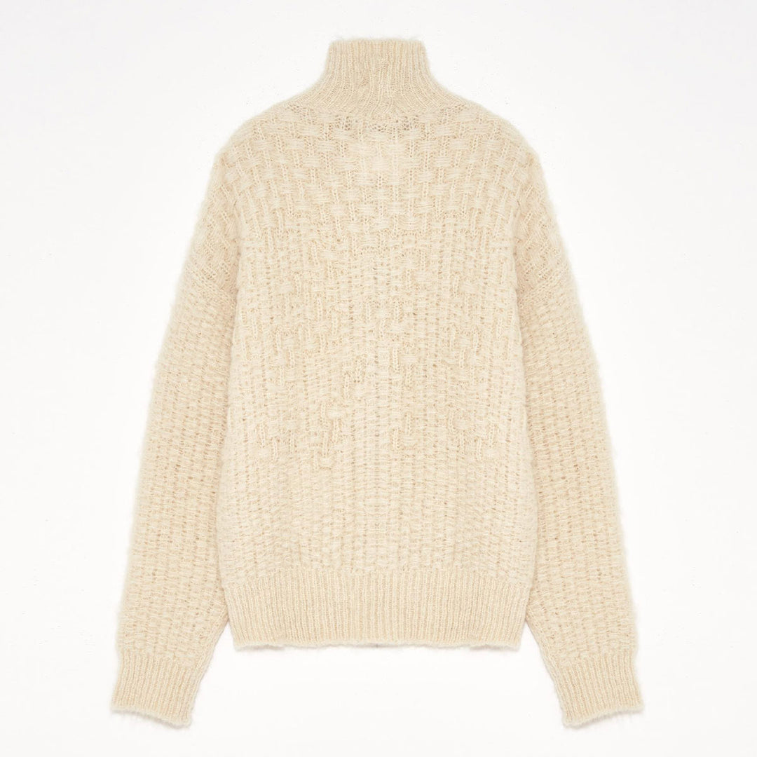 ZIPPED UP HN LS CARDIGAN