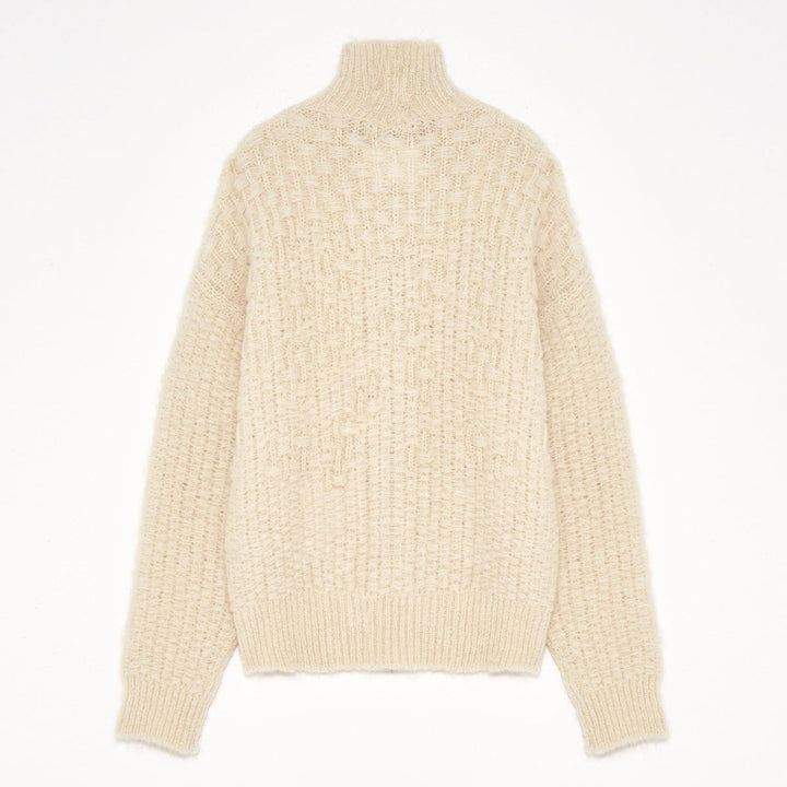 ZIPPED UP HN LS CARDIGAN