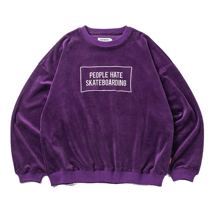 PEOPLE HATE SKATE VELOUR L/S