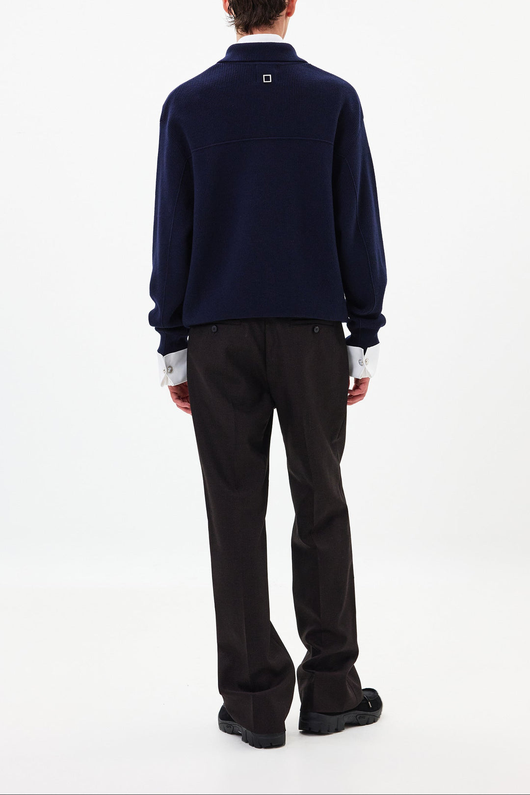 Navy Half-zip Sweater