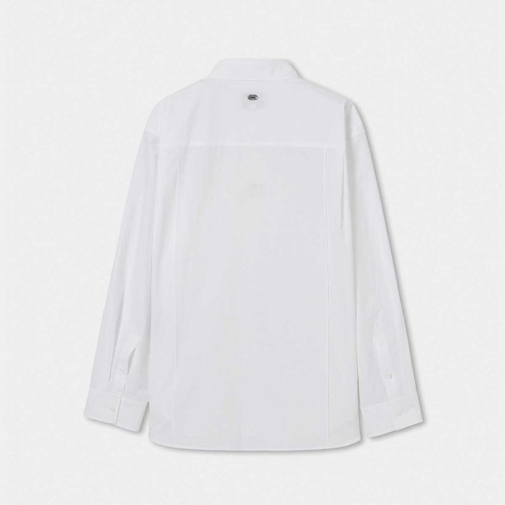 SOLID HOMME - Crease Cotton Shirt