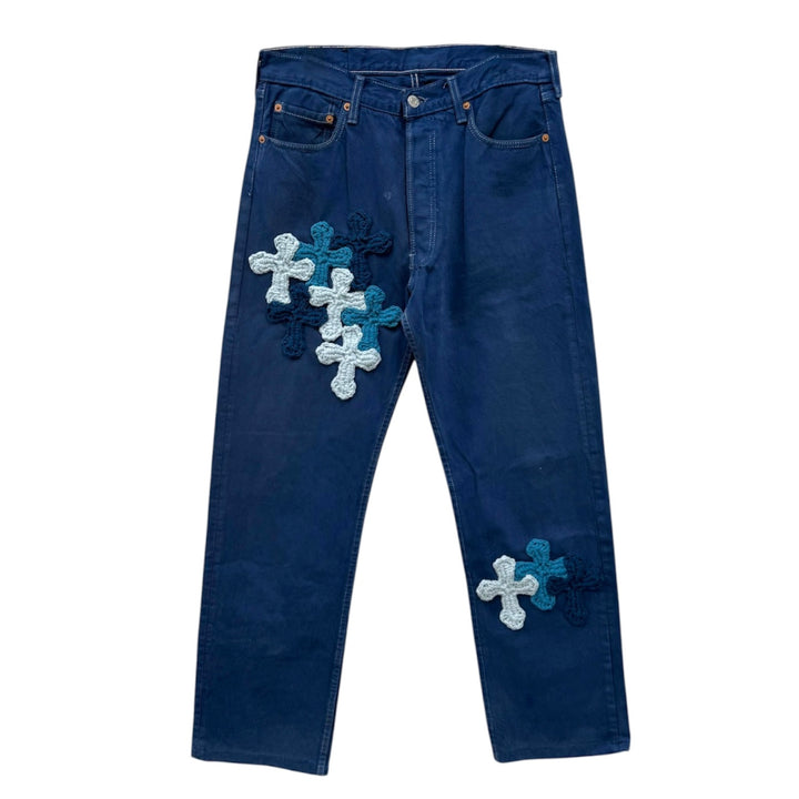 "Y.A.R.N." 3D Cross Pants【G】