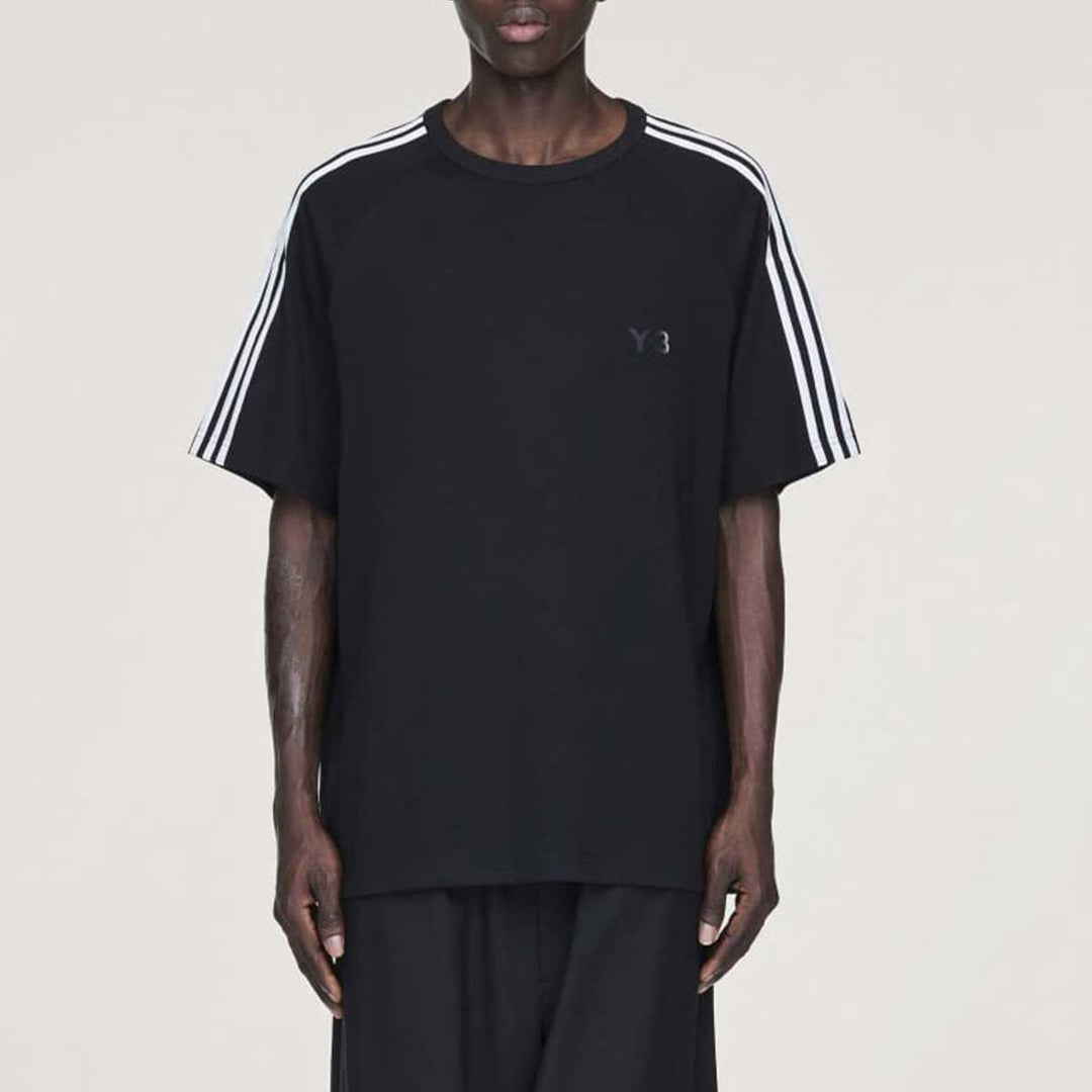 Y-3 SHORT SLEEVE TEE 3-STRIPES