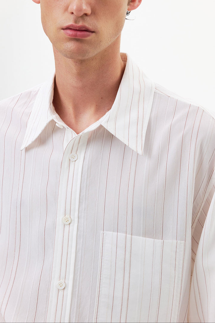 White Striped Shirt