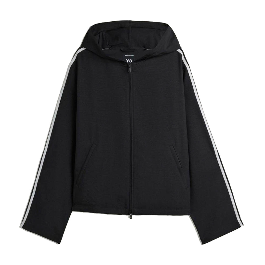 Y3 Yohji Yamamoto - HOODED TRACK TOP 3-STRIPES