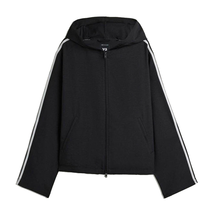 Y3 Yohji Yamamoto - HOODED TRACK TOP 3-STRIPES