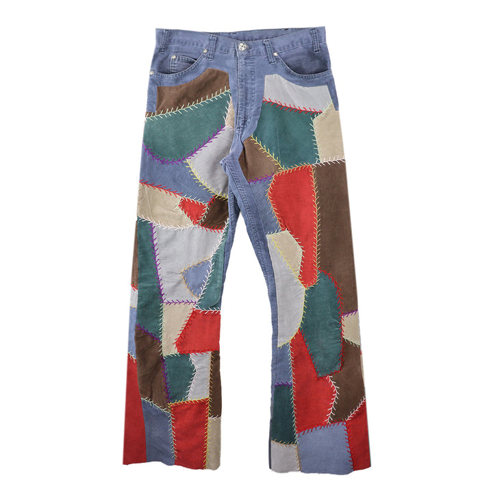 PATCHWORK CORDUROY PANTS