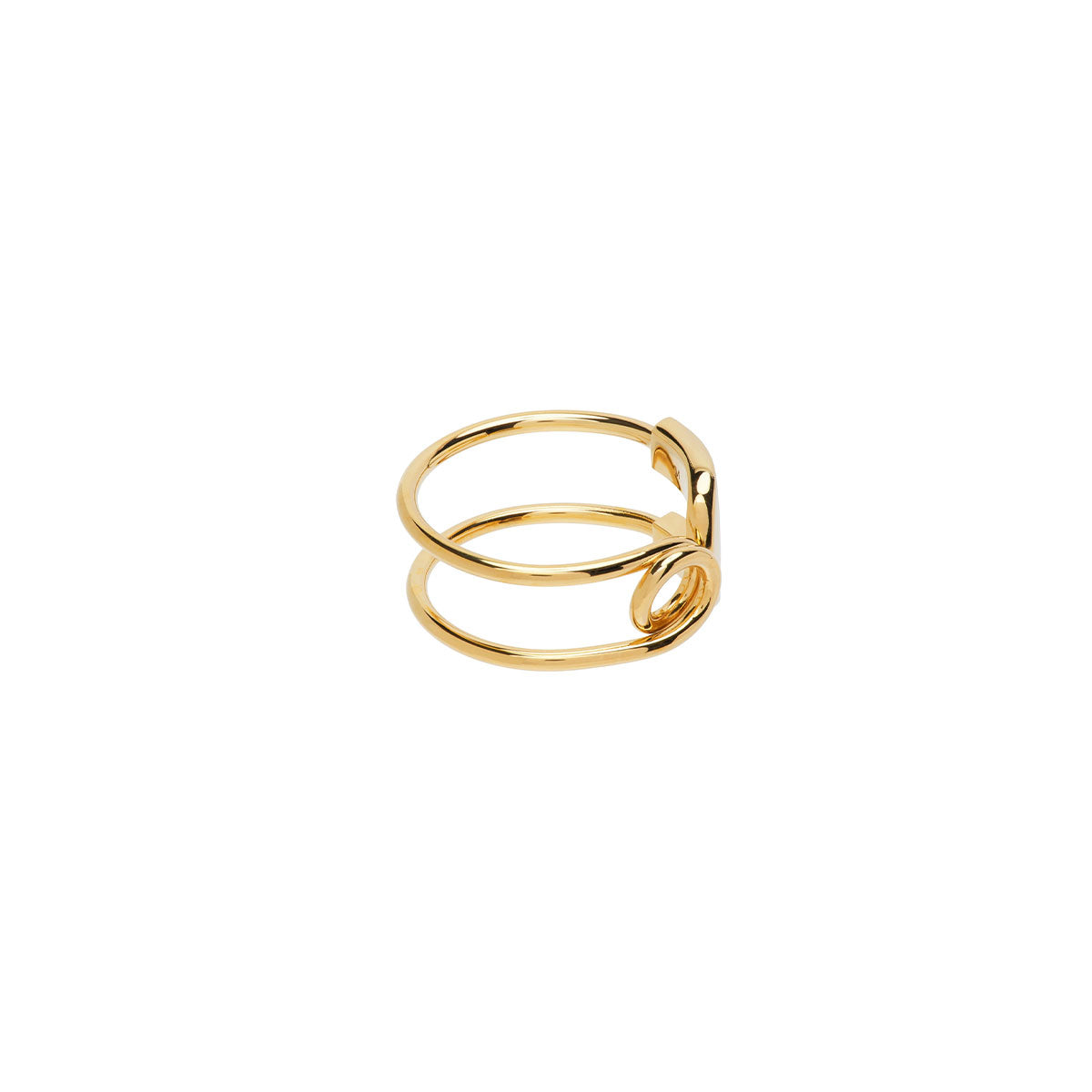 【AMBUSH】HEART SAFETY PIN 2色展開 Silver Gold 要在庫確認 Gold Heart Safety Pin Single Earring by AMBUSH on Sale