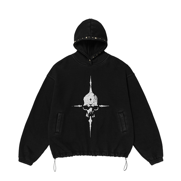 PEACE STUD HOODIE