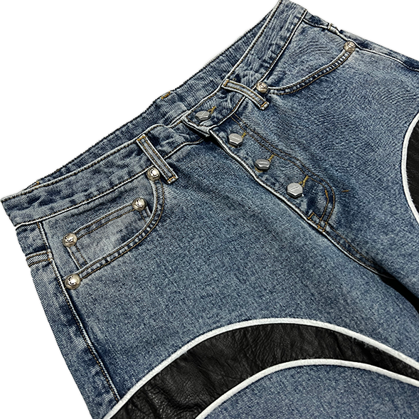 THUG CLUB - TC All Leather Denim Pant