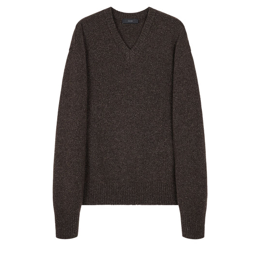 Argyle Knit Sweater in Silk/Cashmere