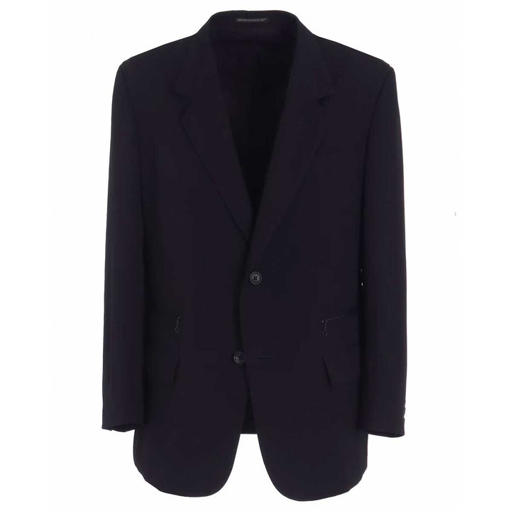 WOOL GABARDINE LEFT AND RIGHT CHANGE POCKET JACKET