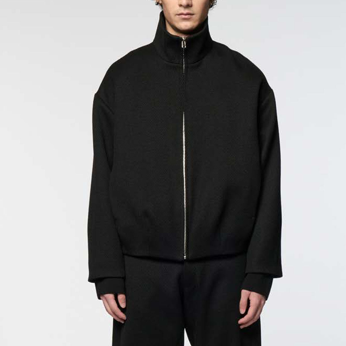 STAND COLLAR BUD BLOUSON | Why are you here?