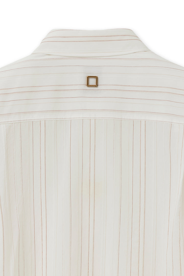 White Striped Shirt