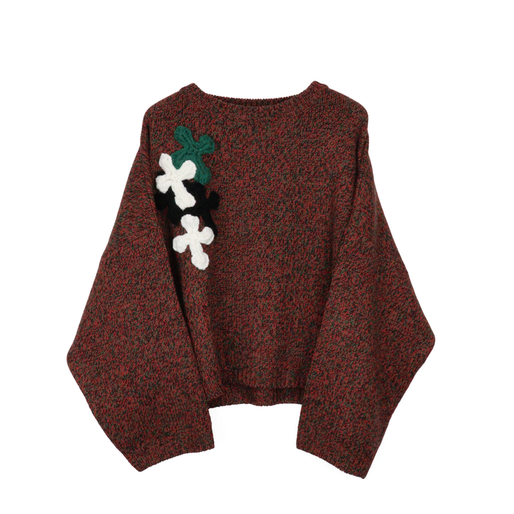 Y.A.R.N 3D Cross ? Logo Dolman Sweater(A)