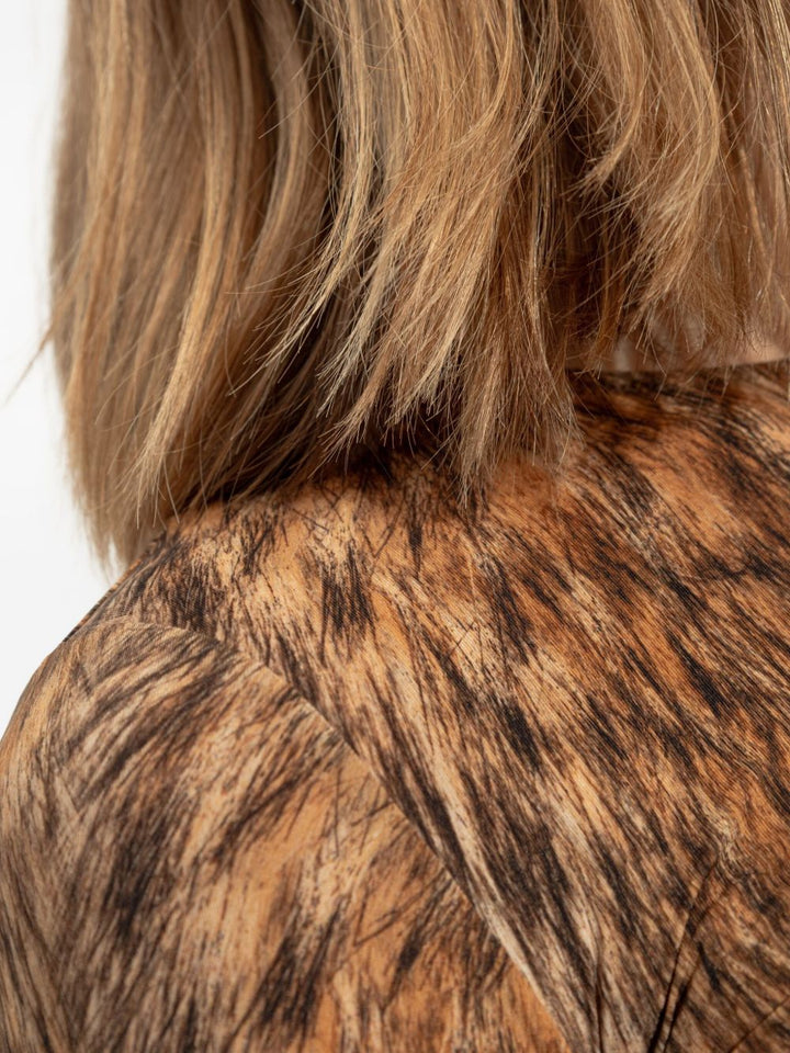 MM6 Maison Margiela - animal-print bodysuit