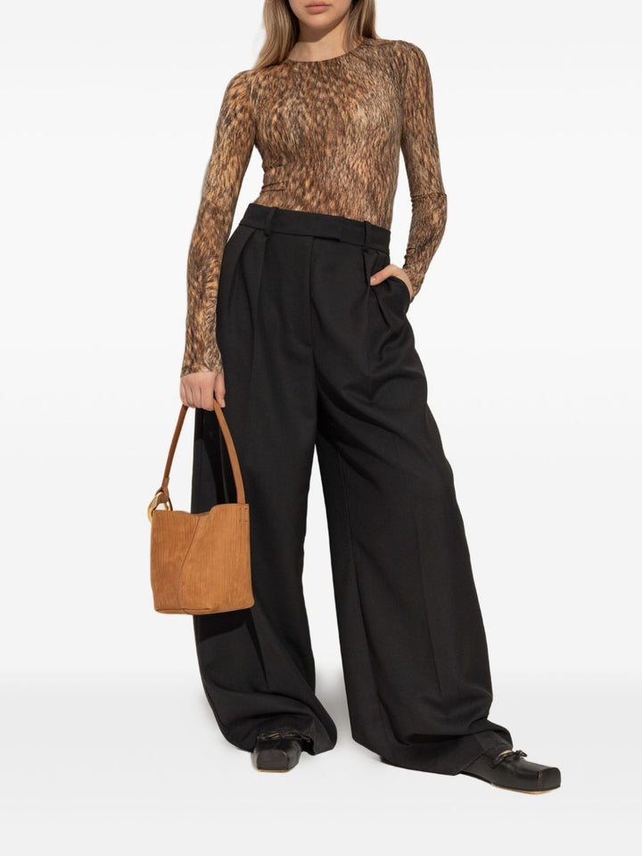 MM6 Maison Margiela - animal-print bodysuit