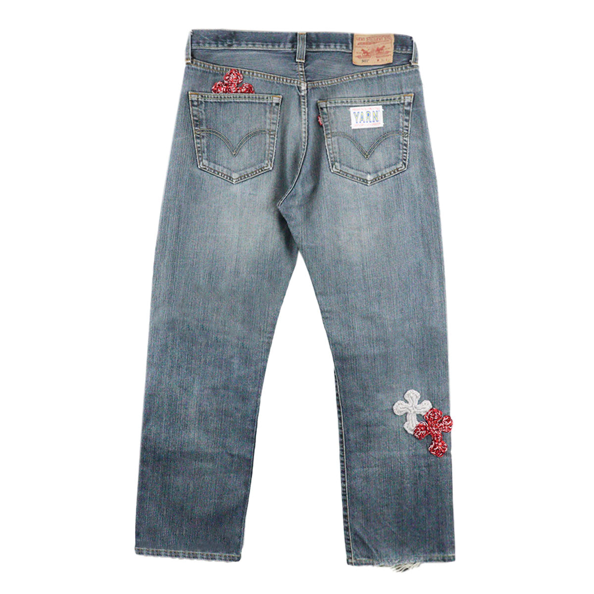 パンツ Y.A.R.N.x Levi's 501 with 3D Cross denim y.a.r.n x Levi's 501 with 3D 13cross