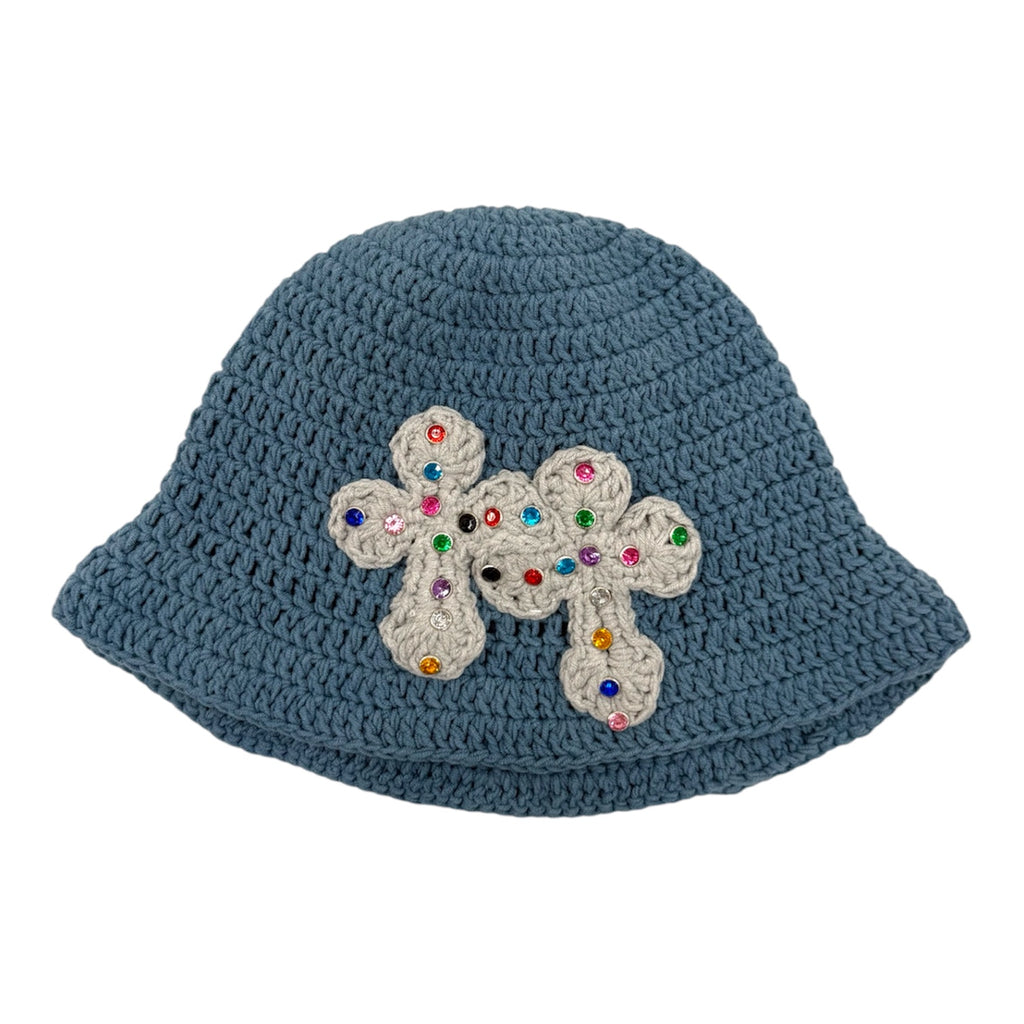 Y.A.R.N. (ヤーン) | 3D double Cross Handmade Knit hat ニットハット