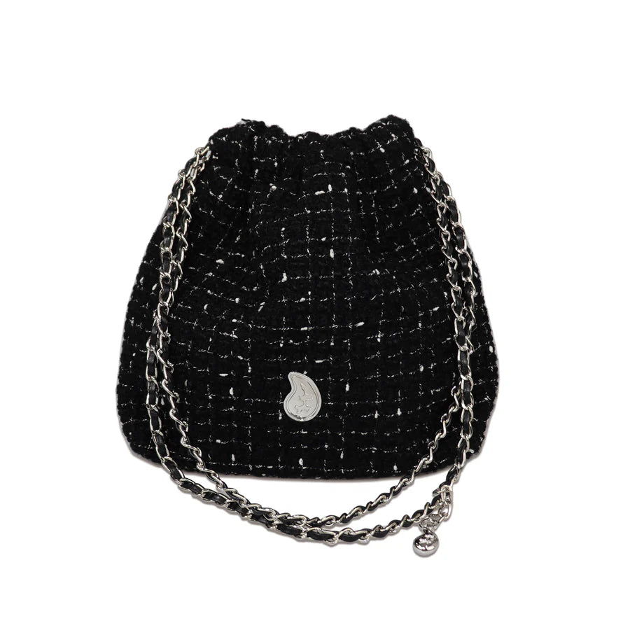 Tweed Chain Pouch