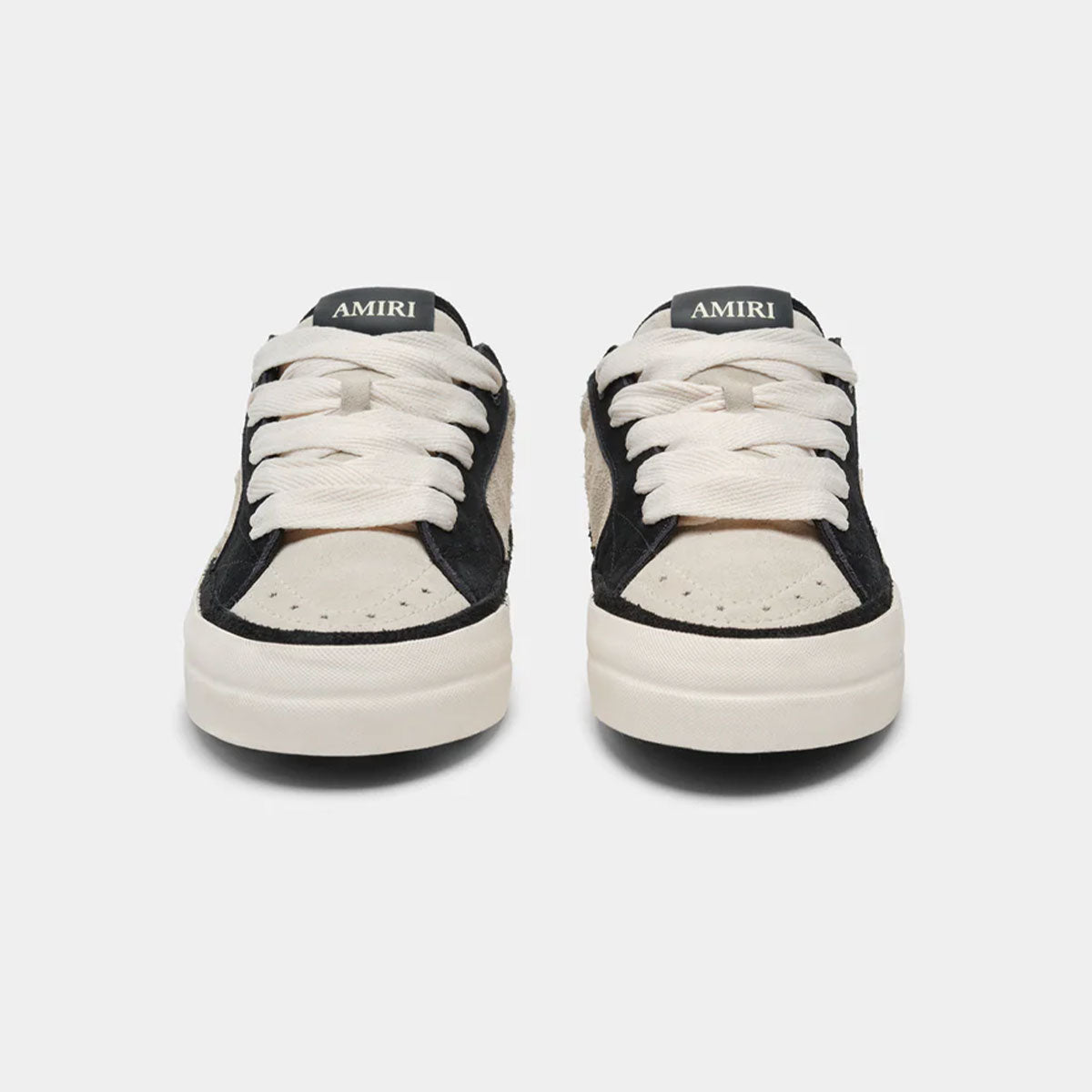 【大人気】AMIRI サンセット スケート ロートップ スニーカー AMIRI Sunset Skate Low レザー スニーカー アップリケ付き
