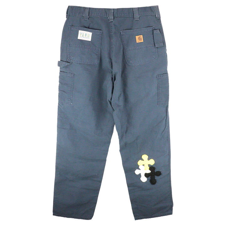 "YARN" x Carhartt work pants with 3D Cross【A】